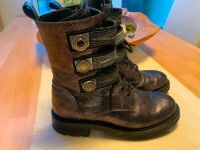 Pertini Stiefeletten Boots, silber metallic Look, Größe 36,5 Baden-Württemberg - Ochsenhausen Vorschau