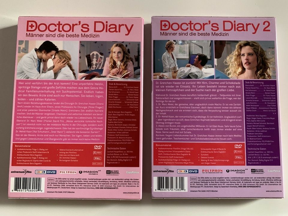 Doctor‘s Diary DVDs Staffel 1 + 2 Diana Amft Florian David Fitz in Rastatt