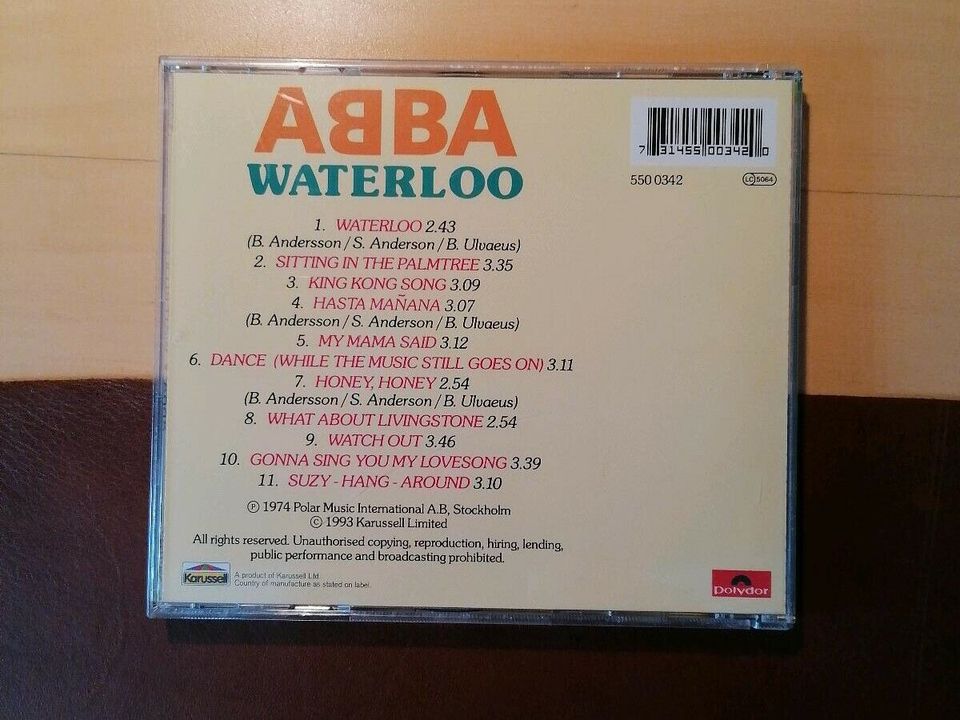 Abba "Waterloo" CD in Nordrhein-Westfalen - Sankt Augustin