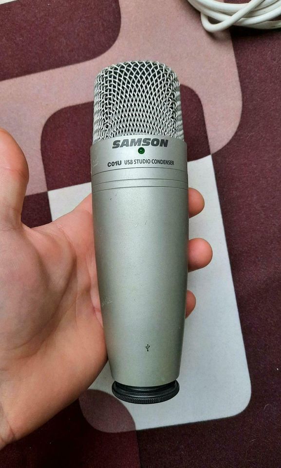 Samson C01U Pro usb studio condenser Mikrofone halterung spinne Z in Hessen - Pfungstadt