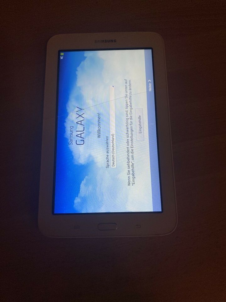 Samsung Galaxy Tab3 Lite Tablet 8GB weiß in Baden-Württemberg - Güglingen