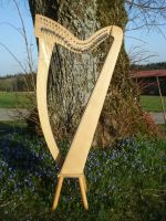 Harfe 27 Saiten 27 Klappen Eschenholz + Füße + Zubehör Reiseharfe Baden-Württemberg - Horgenzell Vorschau