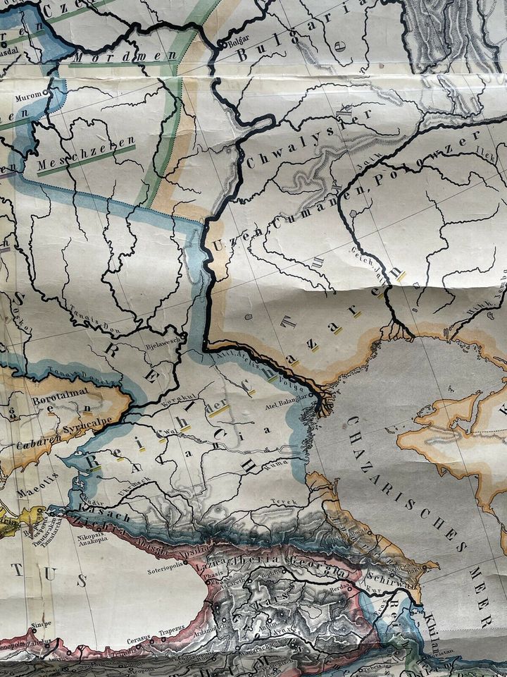 Europa in der zweiten Hälfte des 18. Jahrhunderts Wandkarte in Traben-Trarbach