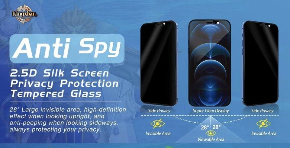 Privacy glass Anti spy für iPhone 7 8 X XR 11 12 13  Nur Abholen in Hanau