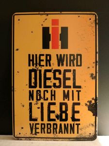 IH CASE IHC Parkplatz Traktor Schild Trecker Oldtimer Geschenk Blechschild Opa 