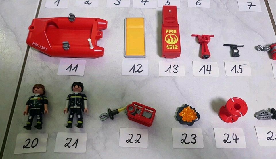 Playmobil Feuerwehr Hydrant rot    Ersatzteil #K6 