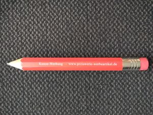 extrem biegsam 30cm lang XXL Bleistifte 4er Set je Farbe ein Bleistift 