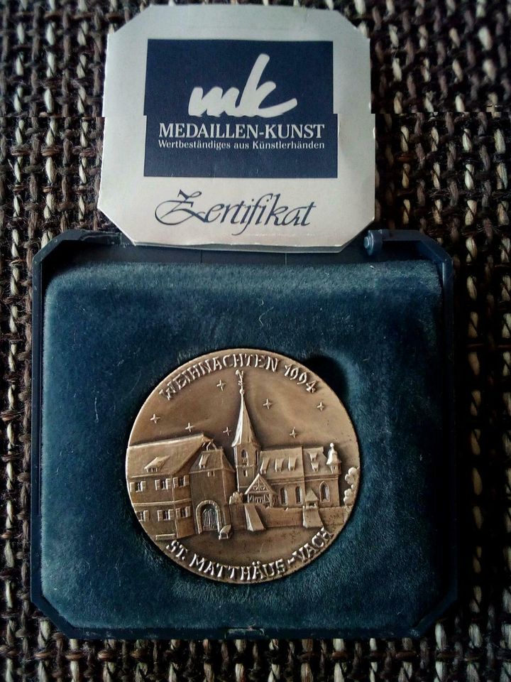 Medaille Weihnacht 1994 - St. Matthäus / Vach in Nürnberg (Mittelfr) - Aussenstadt-Sued