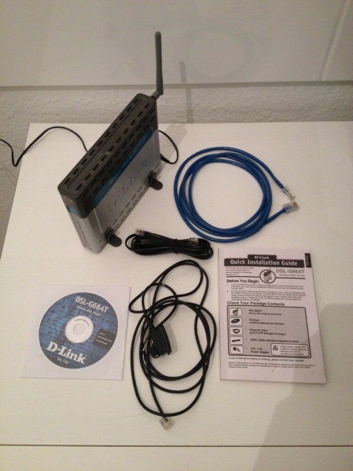 D-Link ADSL Modem Router mit WLAN DSL-G664T in Mitte - Tiergarten