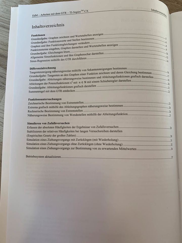 Schulbuch Elemente der Mathematik Arbeiten mit dem GTR neu in Vreden