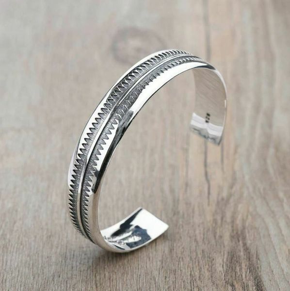 Armspange Damen Unisex Sterling Silber 925 Armband Armreif Dehnbar Flexibel
