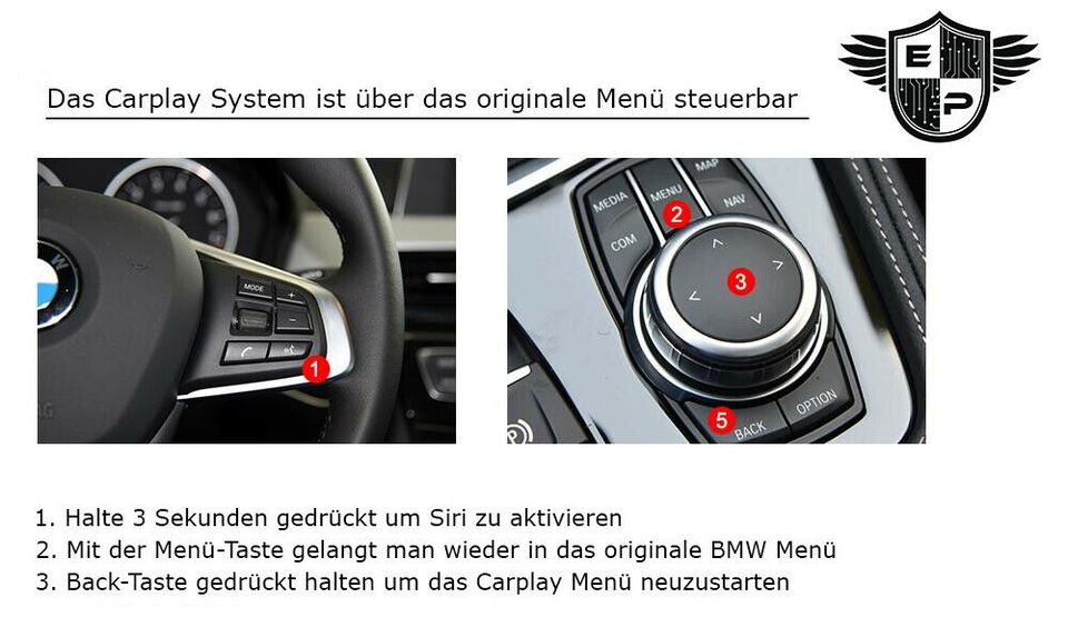 Carplay & AndroidAuto Nachrüstung BMW E90 E91 E92 E93 E60 E61 CIC in Dortmund