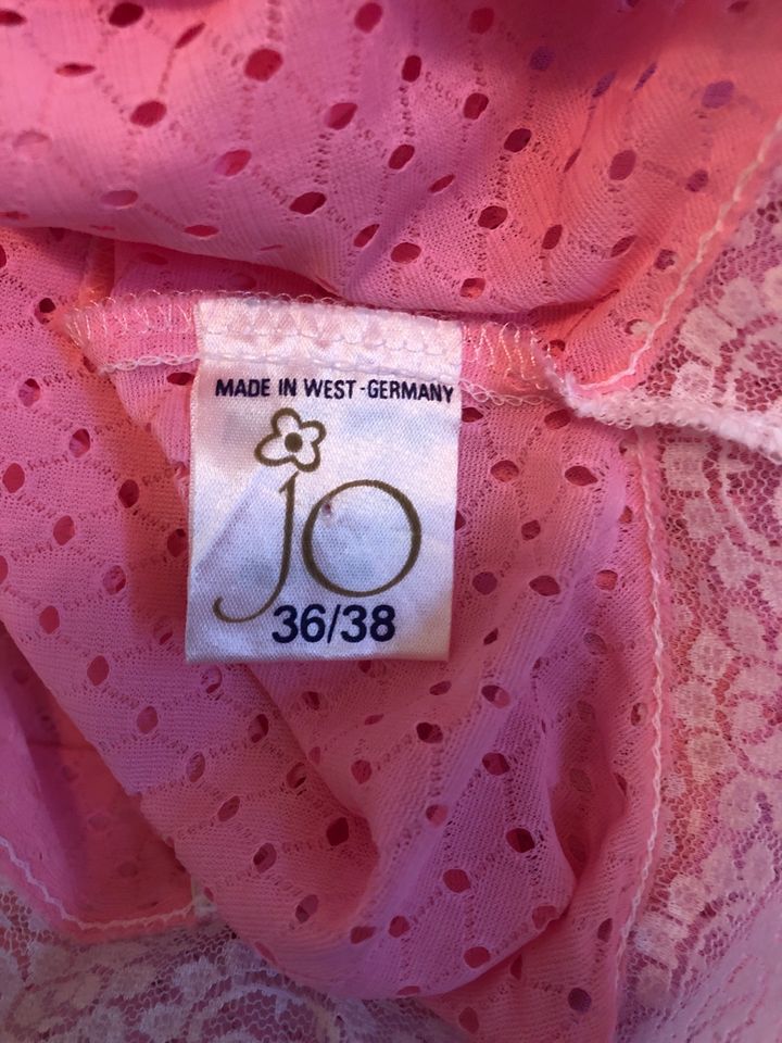 Vintage Nachthemd Negligé 36/38 rosa in Bottrop