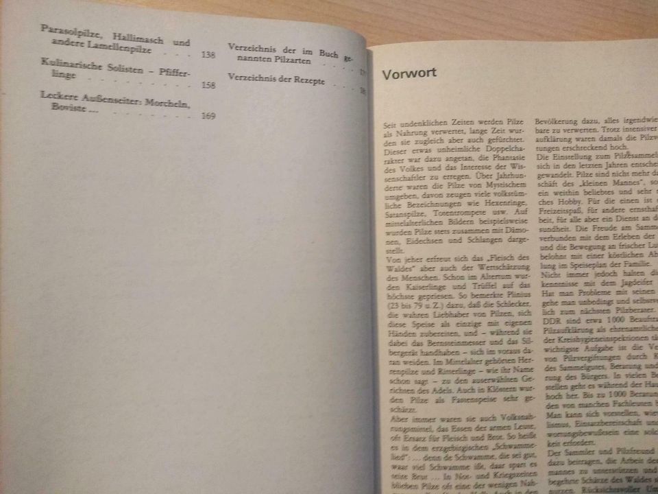 Kochbuch für Pilzsammler aus 1988, Pilzbuch in Weißenburg in Bayern