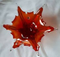 Murano Glasschale rot u. Klarglas Made in Italy Hessen - Bad Emstal Vorschau
