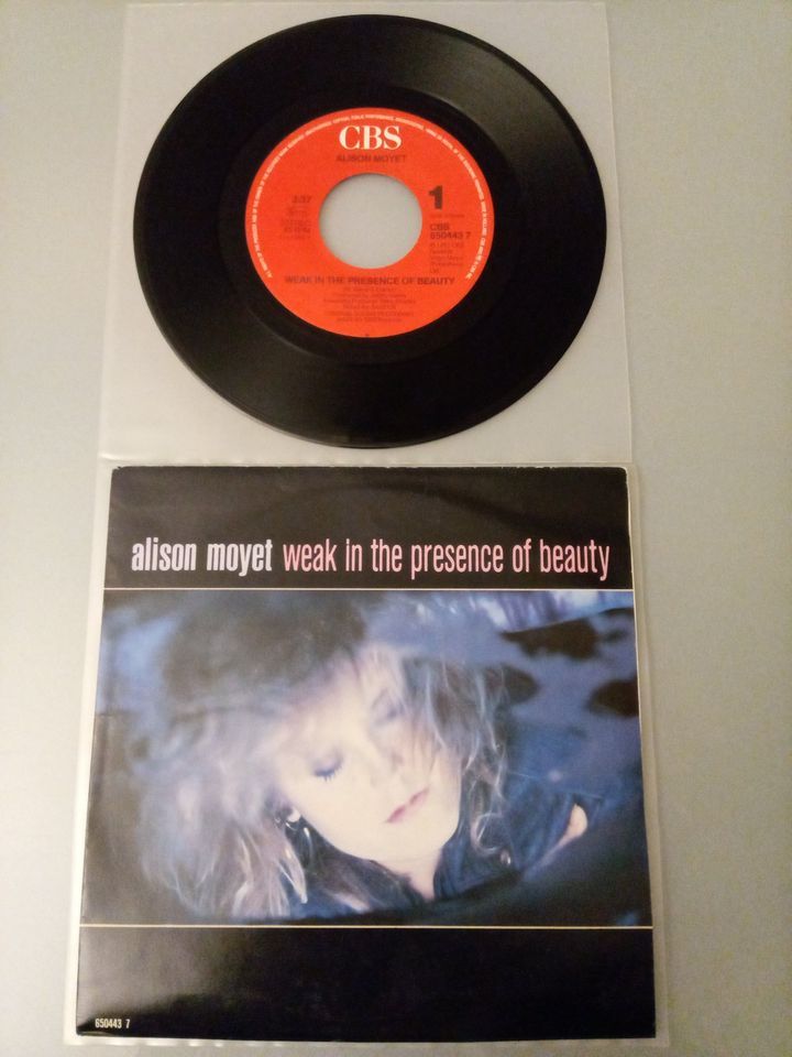 Alison Moyet Single –Weak In The Presence Of Beauty– Europa 1987 in Köln