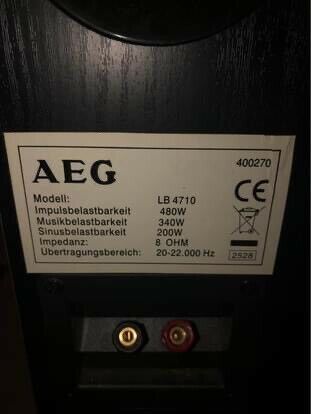 AEG LB 4710 Lautsprecherboxen in Bottrop