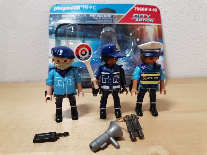 Playmobil-70669  Figurenset Polizei NEU OVP 