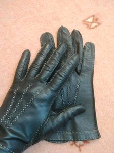 Vintage Leder Damen Handschuhe echtleder handschuhweich Mode & Beauty Accessoires & Schmuck