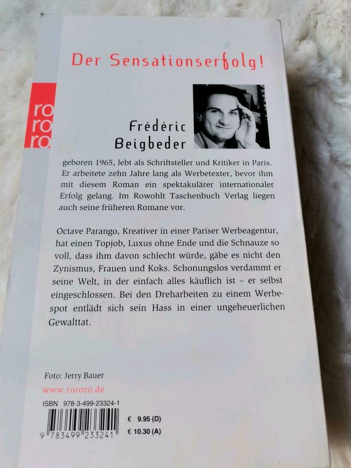 39,90 Neununddreißigneunzig, Frédéric Beigbeder Roman in München