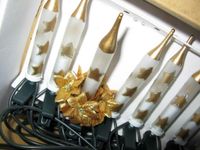 Weihnachten - Lichterkette - 10 Lampen - gold verziert Nordrhein-Westfalen - Troisdorf Vorschau
