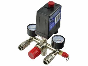 Druckregler inkl Druckschalter für Kompressor Messgeräte Kompressorschalter DHL 