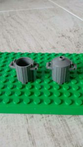 Lego Duplo Mülltonne grün Mülleimer Müllabfuhr Ersatzteil 