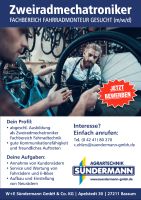 Zweiradmechatroniker, Fahrradtechniker, Stellenangebot, Job Niedersachsen - Bassum Vorschau