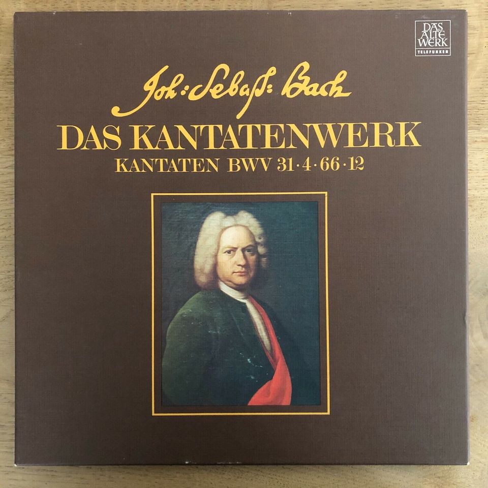2 LP Johann Sebastian Bach - Das Kantatenwerk in Baden-Württemberg - Korb