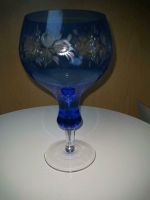 Großes, Böhmisches Glas, XXL, blau, Vase, Schale Bayern - Schöllkrippen Vorschau