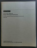 KEITHLEY Instruction Manual und Bedienungsanleitung für Model 169 Nordrhein-Westfalen - Troisdorf Vorschau