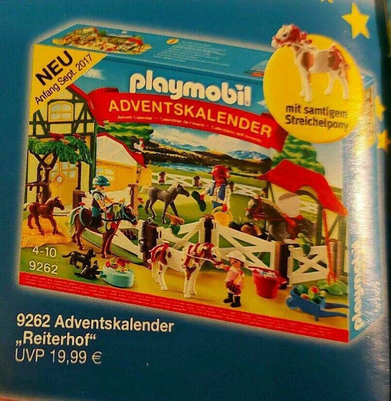 Playmobil 9262 Adventskalender Reiterhof neu und ovp 