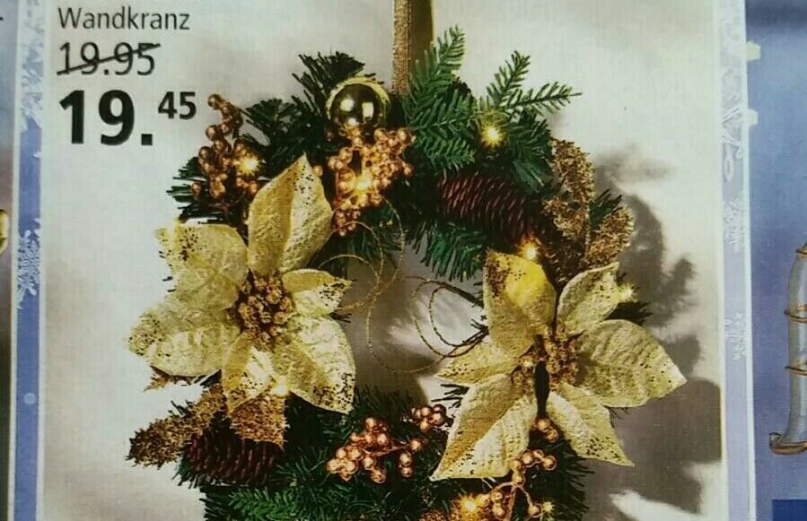 Adventskranz ○27cm für 4 kerzen wunderschön in Rosenberg