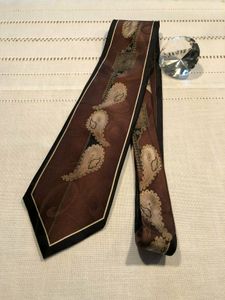 10 x Krawatte Holz Binde Halsbinde Binder Schlips Verschönerung Deko /WX43/ 