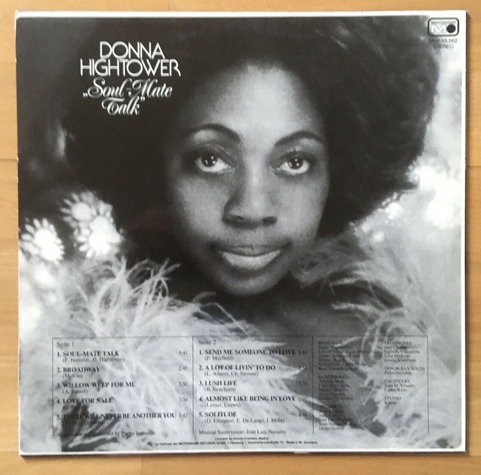 Donna Hightower / Soul-Mate Talk - Vinyl LP Schallplatte in Bietigheim-Bissingen