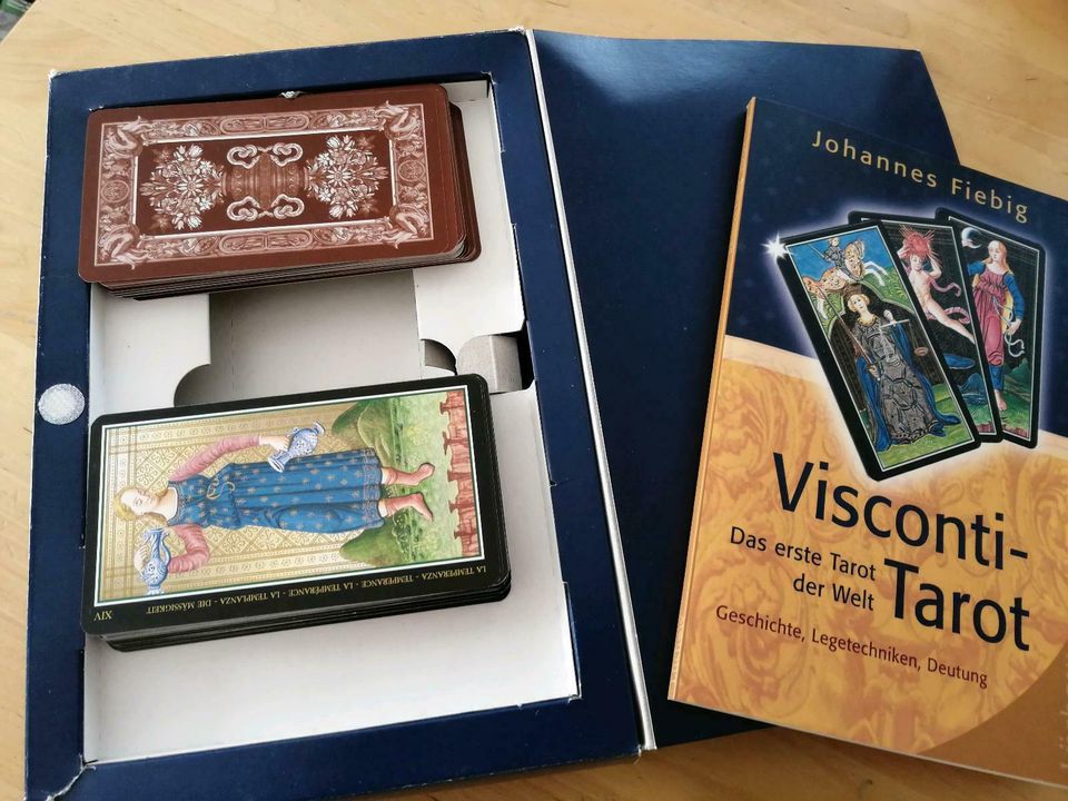 Tarotkarten Visconti&Orakel zur Mediation 2Sets Paket o. einzeln in Bayern - Neuendettelsau