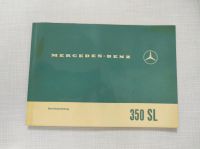 Mercedes-Benz 350 SL Betriebsanleitung Niedersachsen - Itterbeck Vorschau