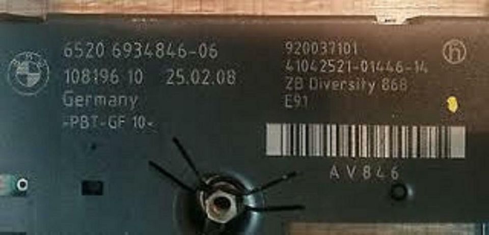 Reparatur Antennenverstärker DIVERSITY BMW 5er E61 6934478