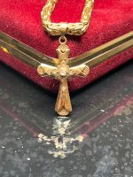 Gold 585 Kreuz Antik Groß Italienisch Bremen - Osterholz Vorschau
