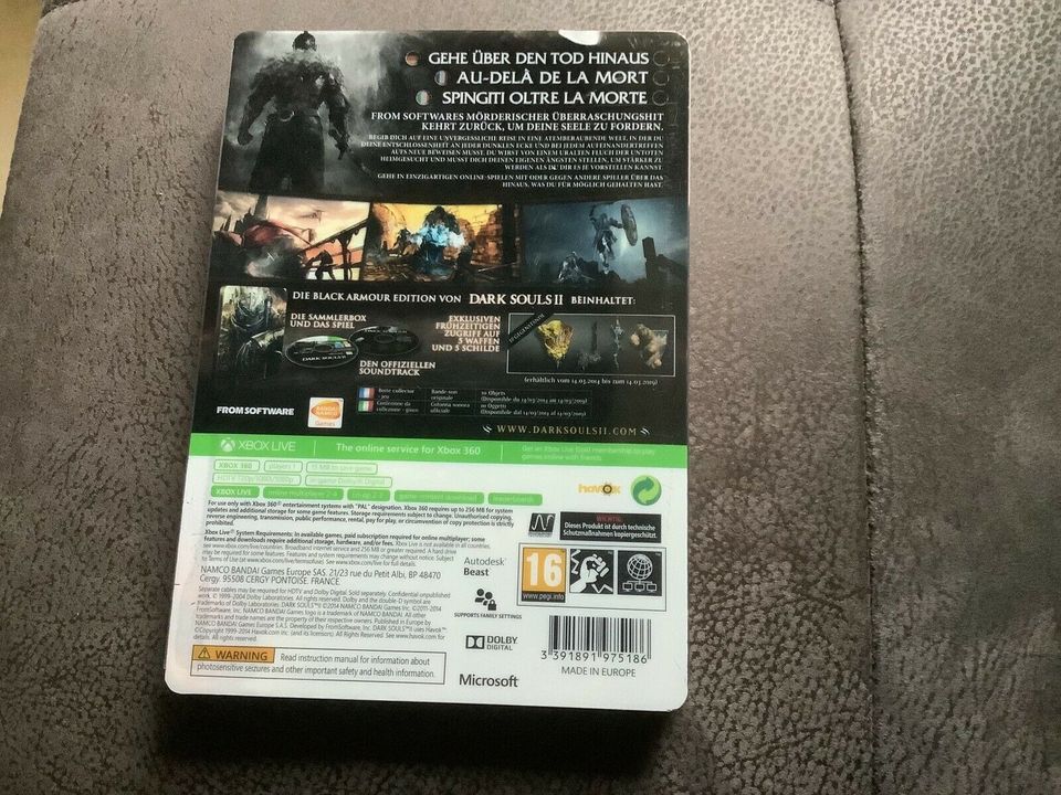 XBOX Spiel Dark Souls 2 Black Armour Edition in Bochum - Bochum-Ost