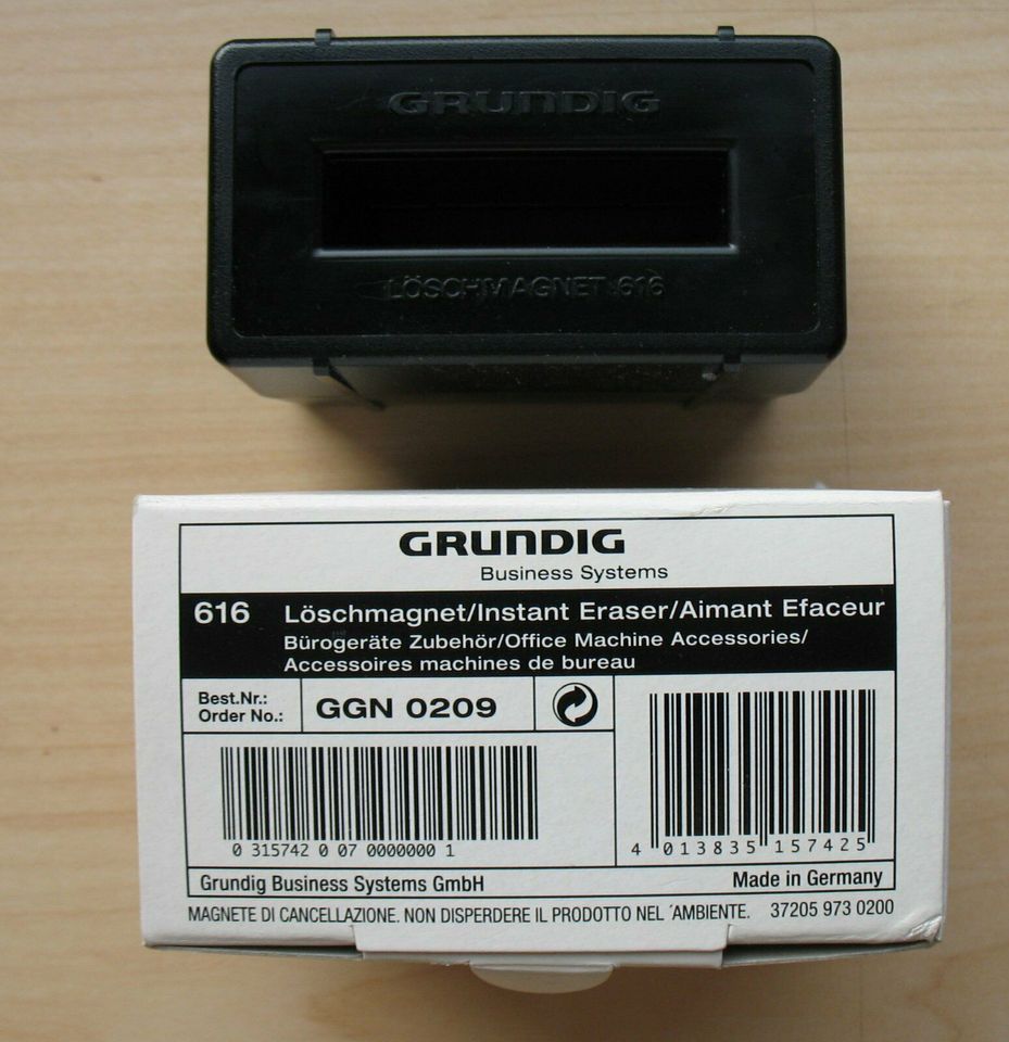 gebraucht Löschmagnet GRUNDIG 616 für Steno-Cassette 30 