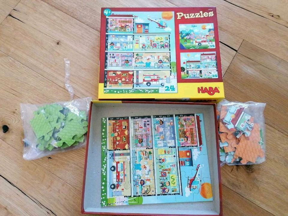 Haba Puzzle Arztpraxis 3x 24 Stück ab 4 Jahre in Rheinland-Pfalz - Trier
