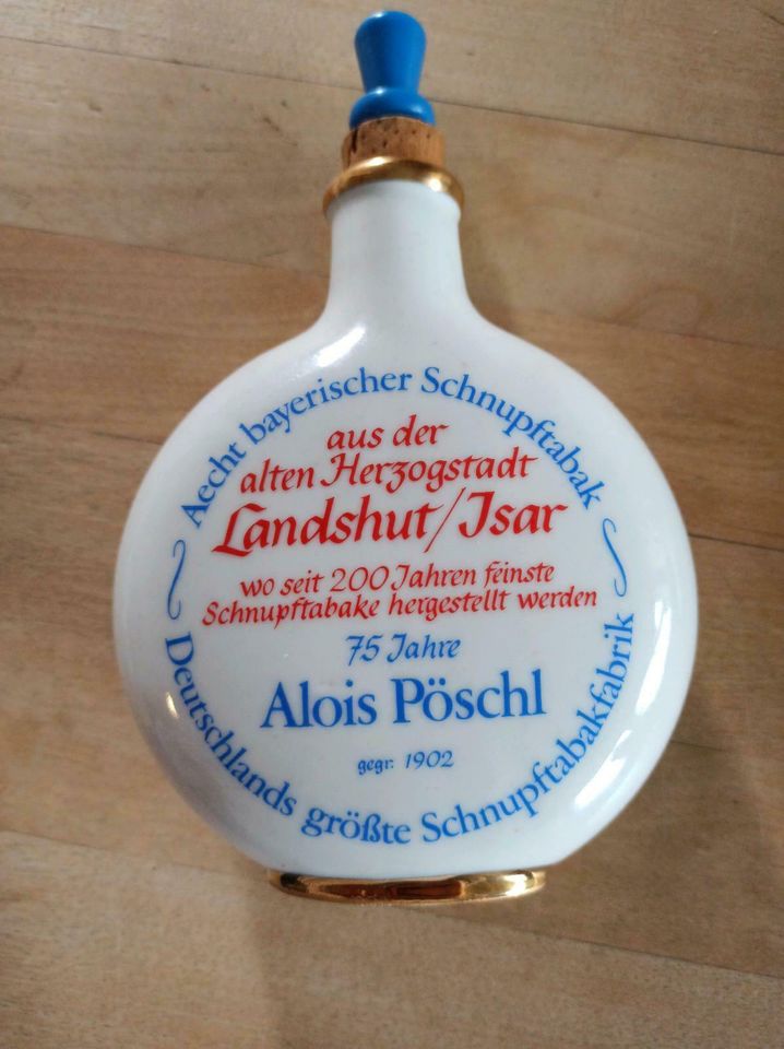 Schnupftabak Flasche Alois Pöschl Bayern in Baden-Württemberg - Teningen