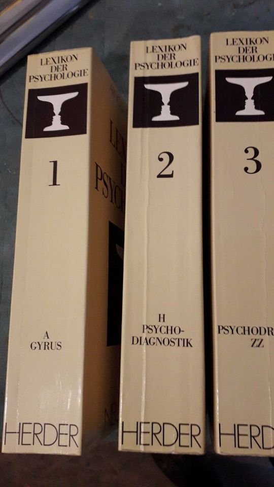 Lexikon der Psychologie in 3 Bänden in Düsseldorf - Bezirk 3