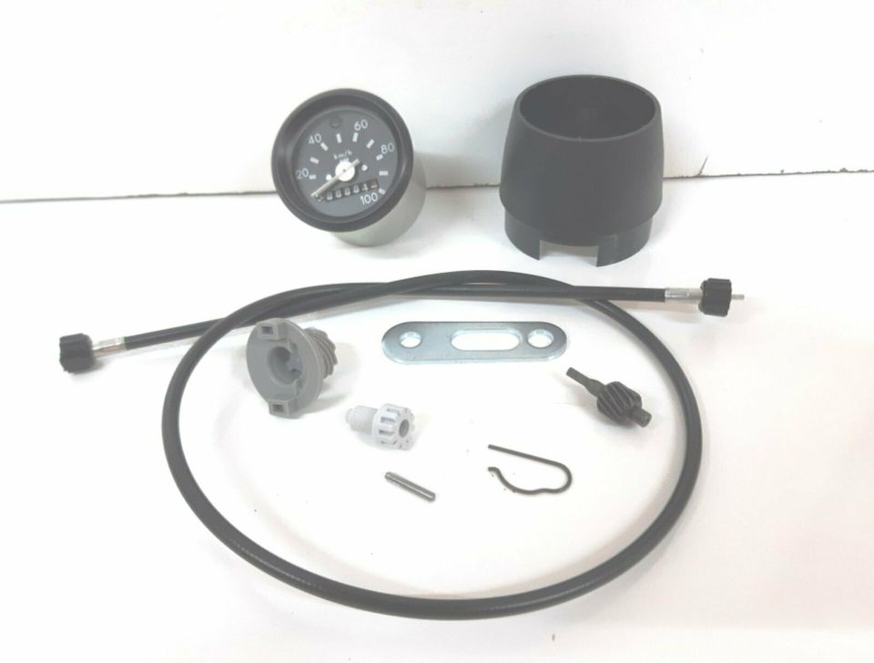 Tachometer 120km/h passend für Simson S51 S70 Tuning mit Tachohülle 60mm
