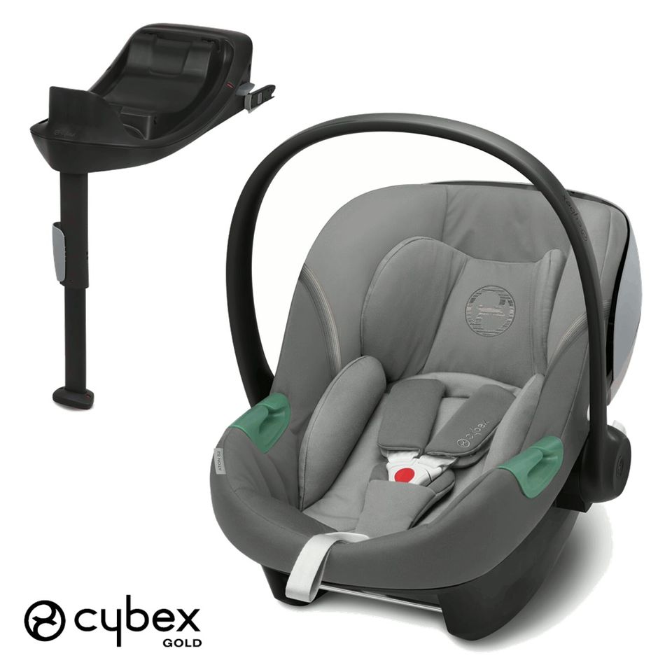 Cybex Aton S2 i-Size Babyschale + Isofix Base One - Soho Grey in Hessen - Fulda | Kindersitz gebraucht kaufen | eBay Kleinanzeigen