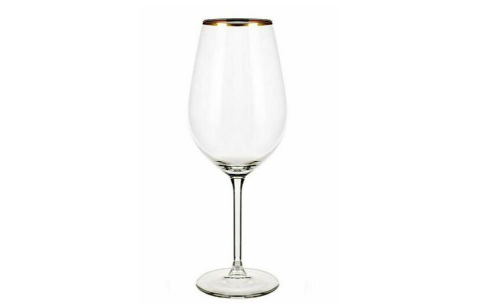 Weinglas mit Goldrand Rotweinglas Weißweinglas mieten 1,00€ in Bielefeld