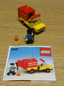 Lego® 646 Town Bauanleitung Auto Service 