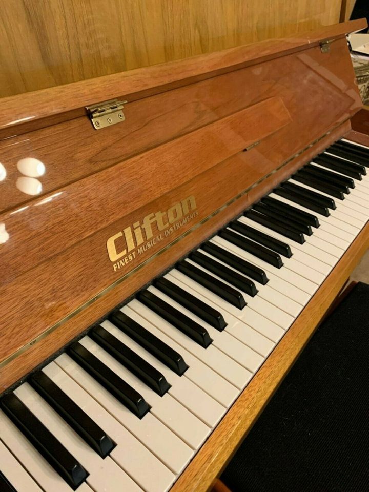 Clifton Klassik Akustisches Klavier Kirschbaum Kirsch 109 Bank in Köln