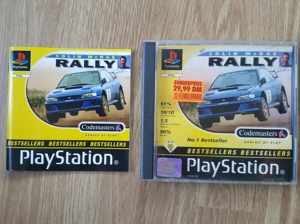 Sony PlayStation 1 / PS1 Spiel: Rally Colin McRae inkl OVP in Wittenborn
